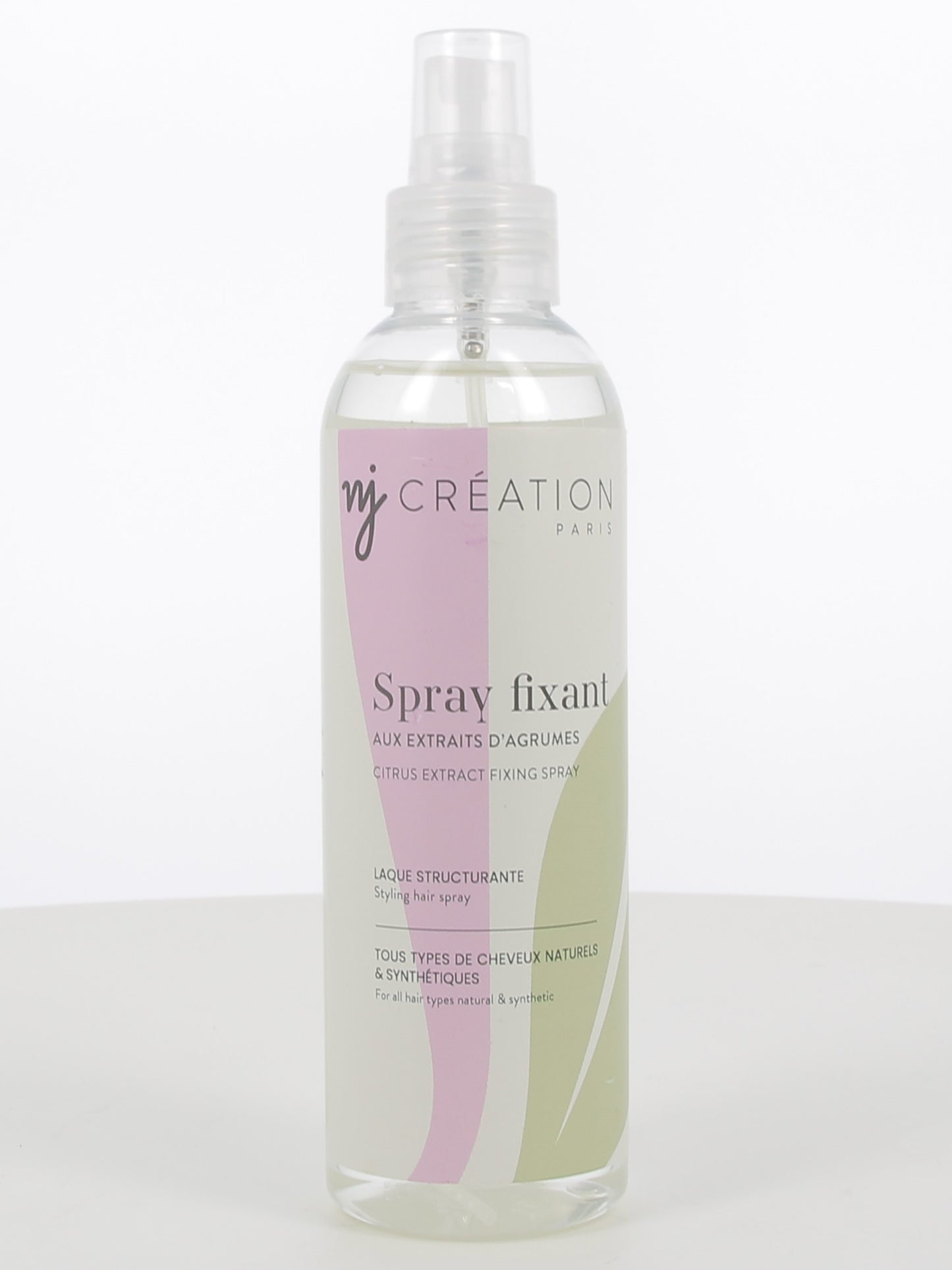 styling fixing spray by nj créations