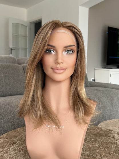 Nayla 17" Full handtied Silk Top Wig (S) - SLAVIC