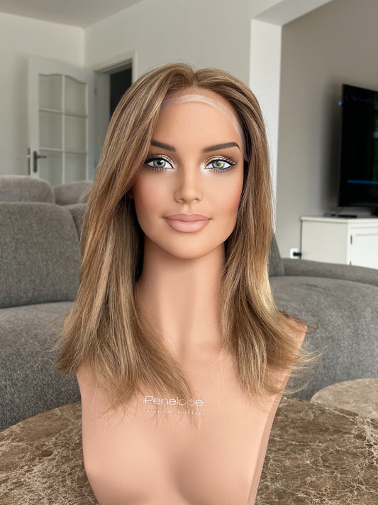 Nayla 17" Full handtied Silk Top Wig (S) - SLAVIC
