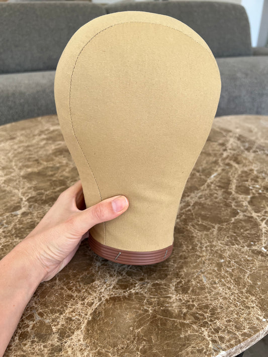 Canvas Mannequin Styling Head