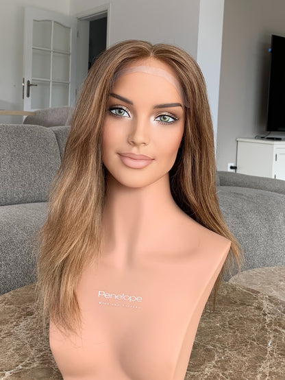 Serine 19" Full handtied Silk Top Wig (XS) - SLAVIC