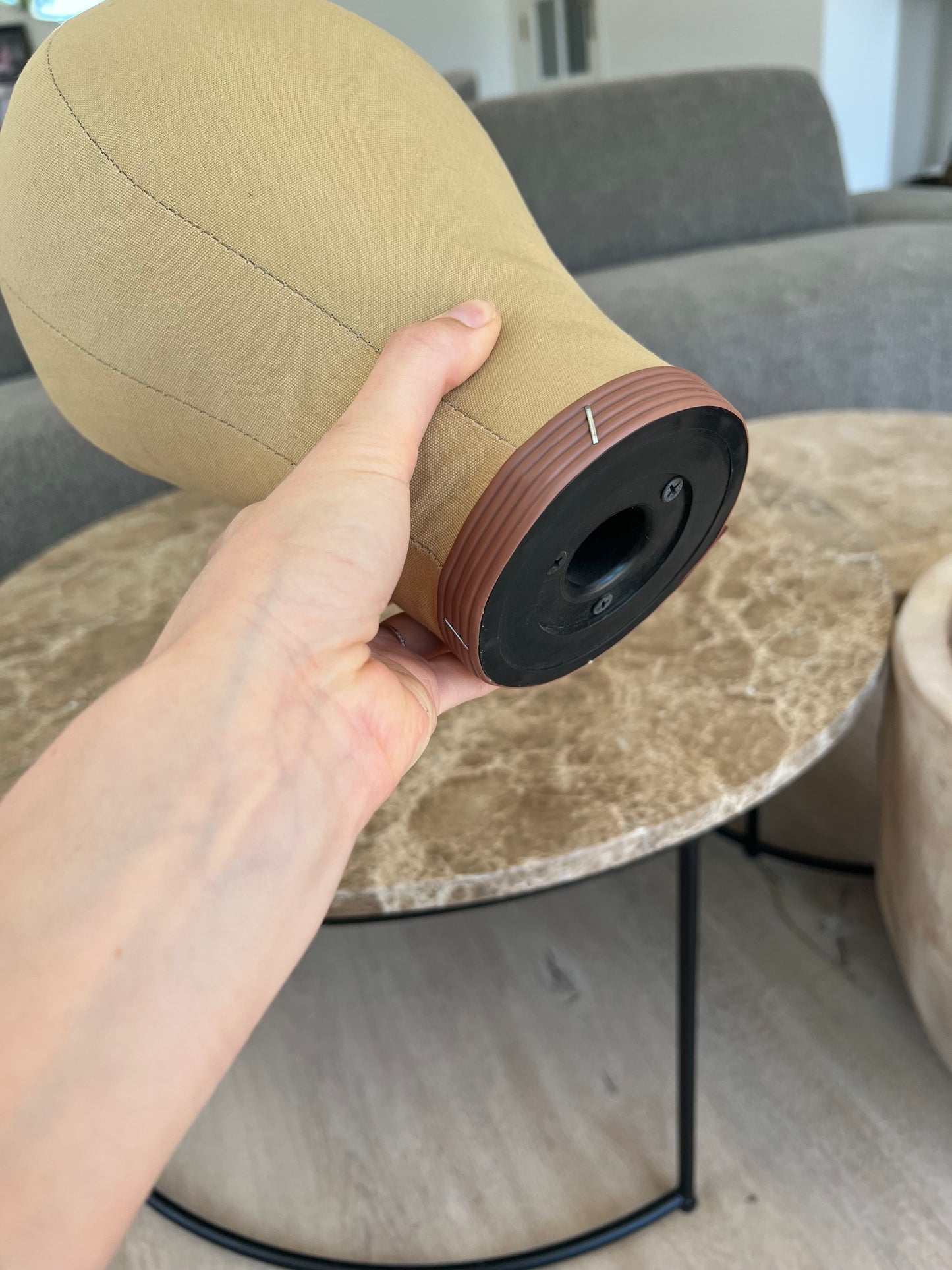 canvas mannequin styling head